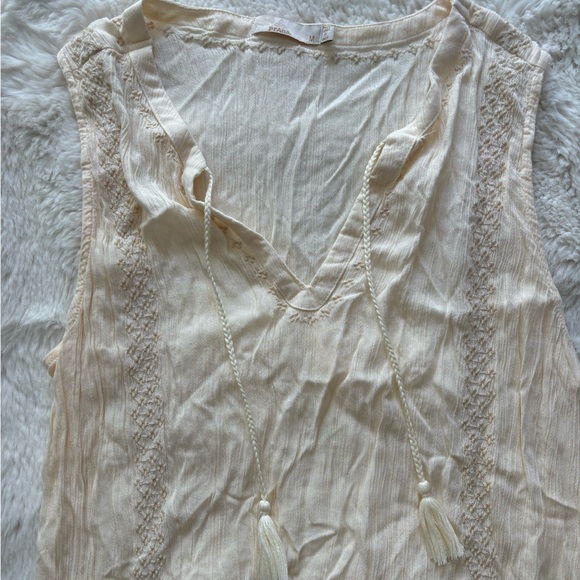 Prana Cream Mini Dress - Picture 5 of 9